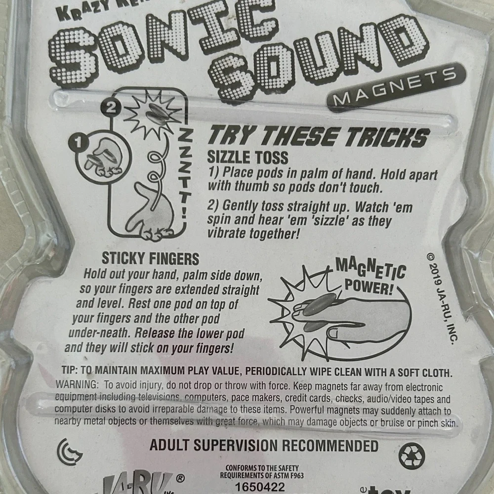 Sonic Sound Magnets - Black